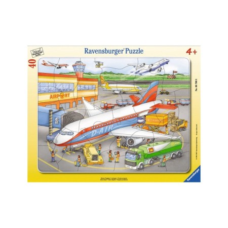 Puzzle tip rama mic aeroport 40 piese Ravensburger - 1